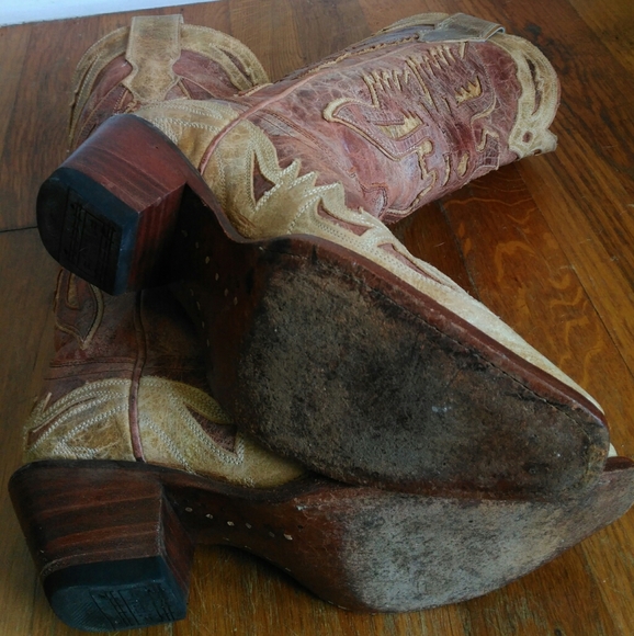 Corral Eagle Boots Western Cowboy Boots Size 5.5 - Picture 10 of 16